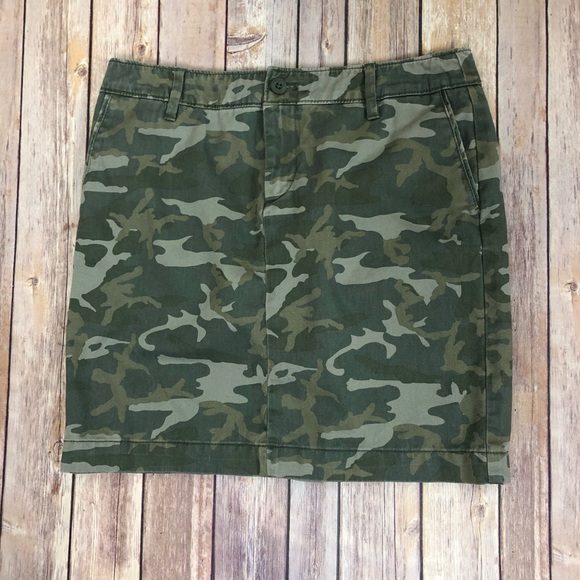 G.H. Bass & Co. Dresses & Skirts - G.H. Bass & Co. Camo Mini Skirt Camp Military